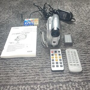 Canon ZR830 MiniDV Camcorder Digital Video Camera w/ Bag Remote Bundle